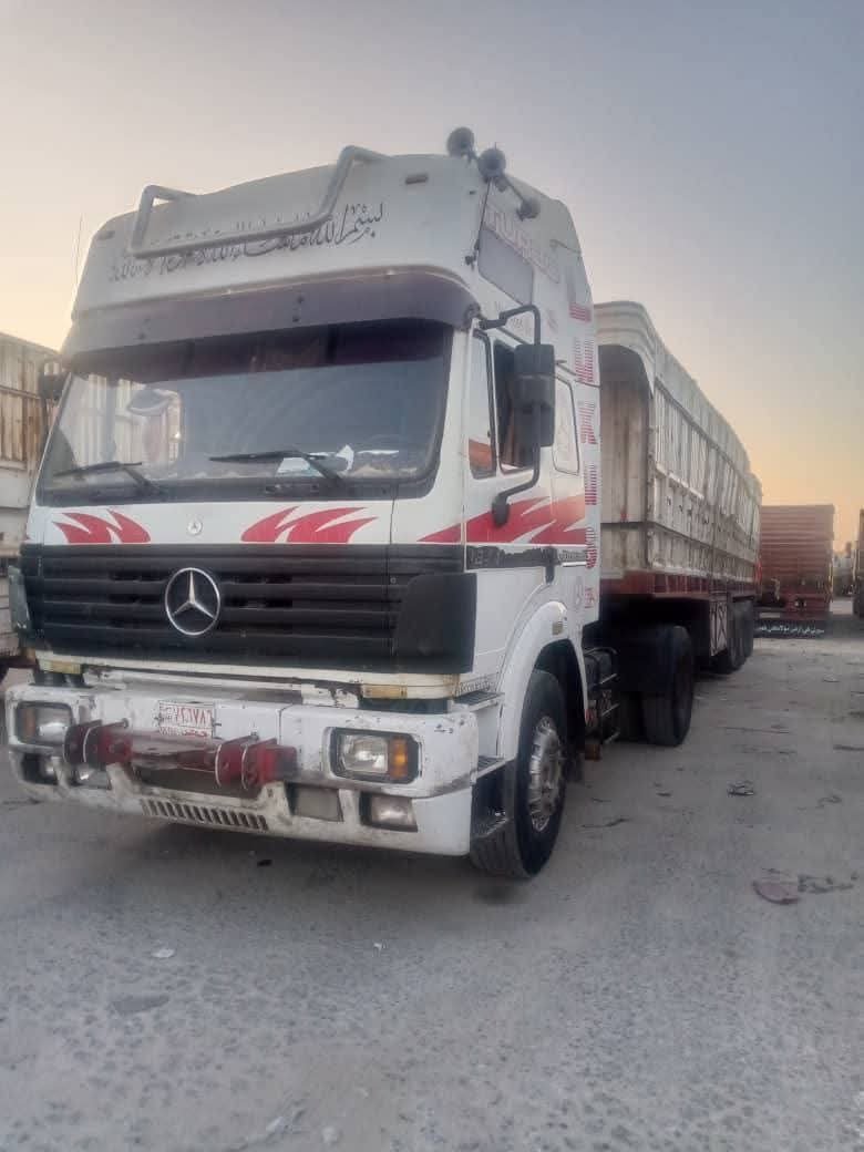 Trailer Splin 1998, basic, 44 engine, new cooler, Shanjman break-in, electric, located in Homs, trailers for sale at reasonable prices in Syria