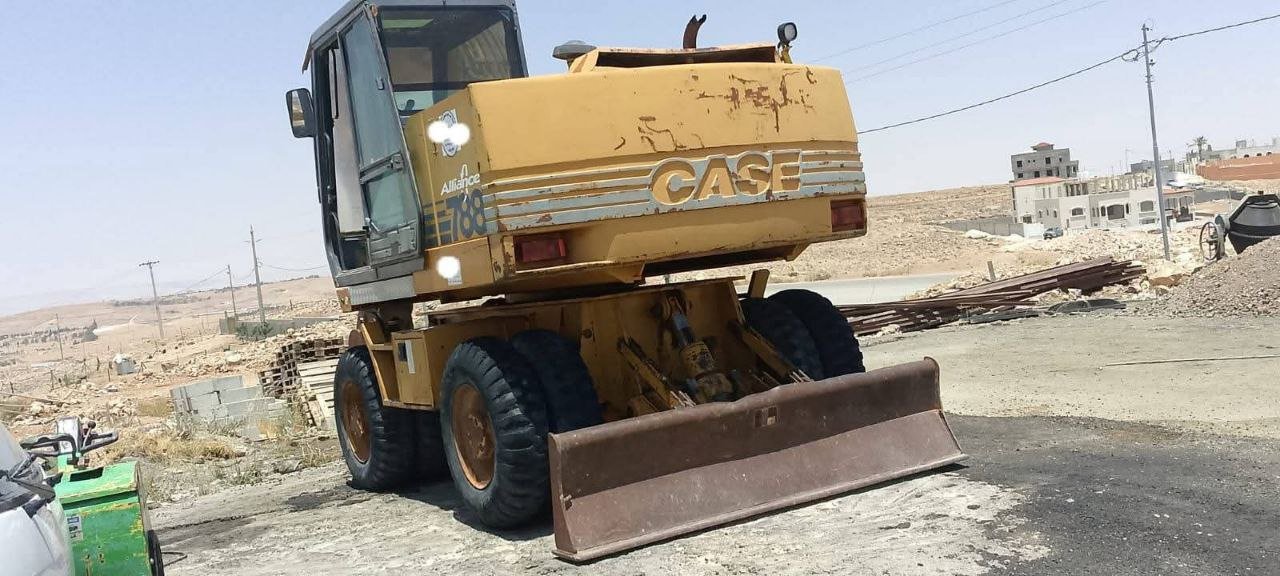 Case 788 backhoe excavator, 1998 model, cleared customs in Damascus, excavator prices in Syria
