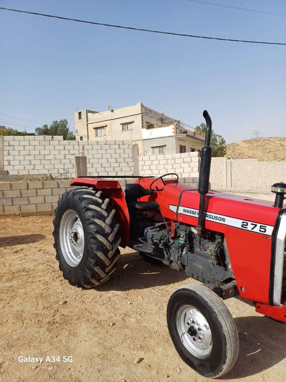 Massey Tractor 275 Original English Full Inspection, Available in Damascus, Best Market for Selling Agricultural Tractors