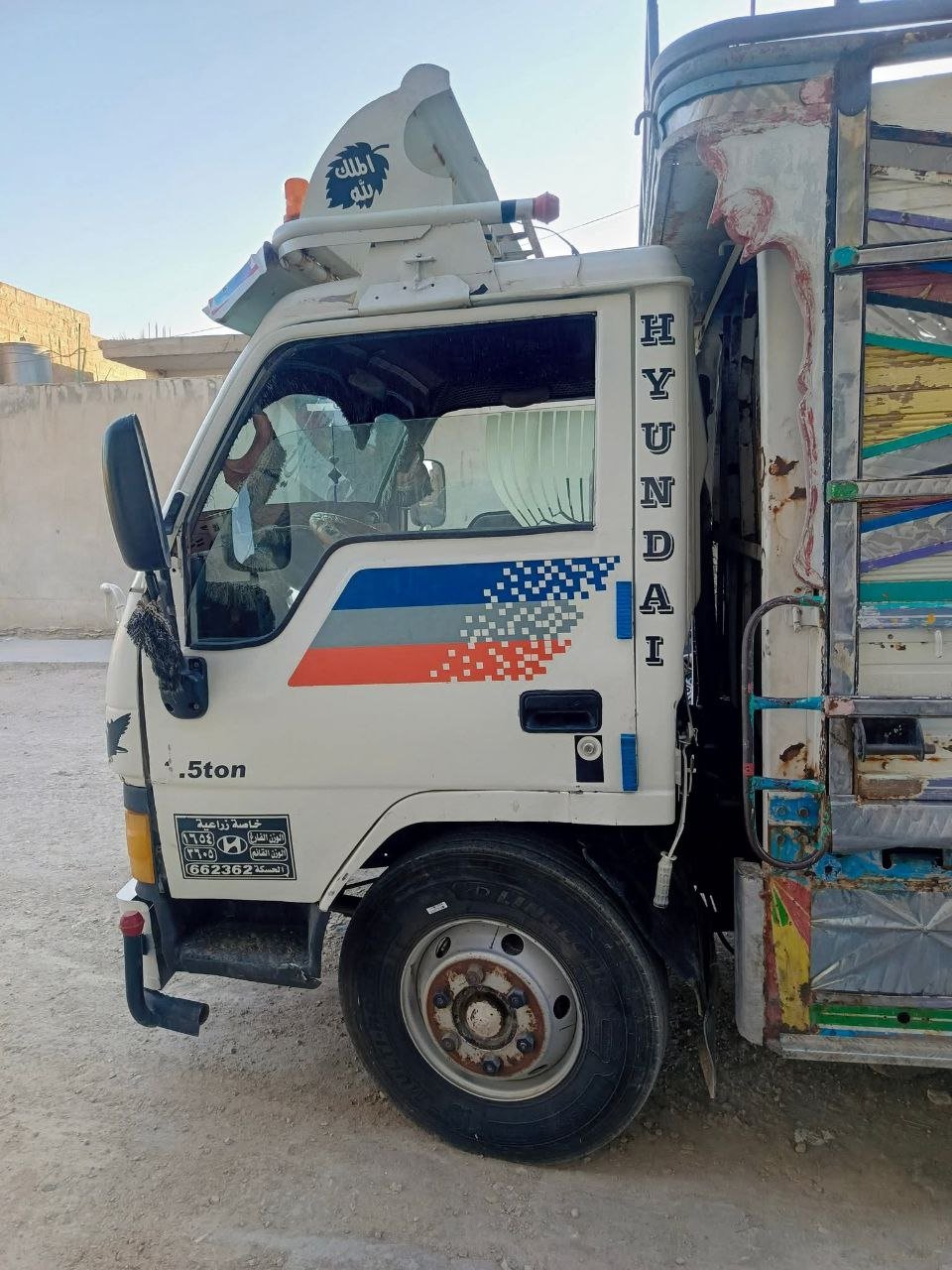 شاحنة انتر للبيع في دمشق, انتر كولر هوندا موديل 2500 سنة 2006 تواجد دمشق, شاحنات للبيع سوريا