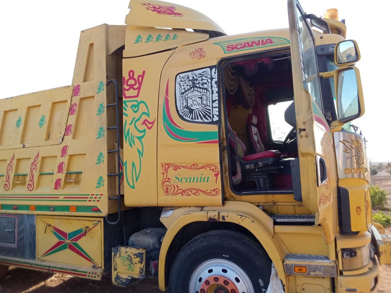 شاحنة قلاب للبيع في سوريا, قلاب سكانيا 480 مديل 1976 تواجد حلب, أفضل موقع لبيع المعدات الثقيلة في سوريا