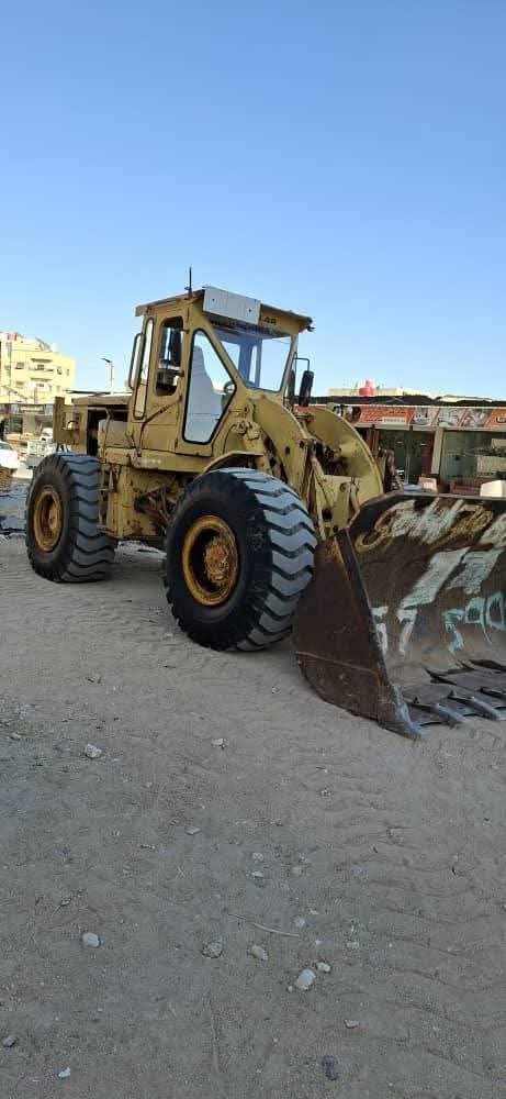 Trucks for sale in Syria, Caterpillar 966, 1980 model, located in Damascus, the best site for selling trucks and heavy equipment in Syria.