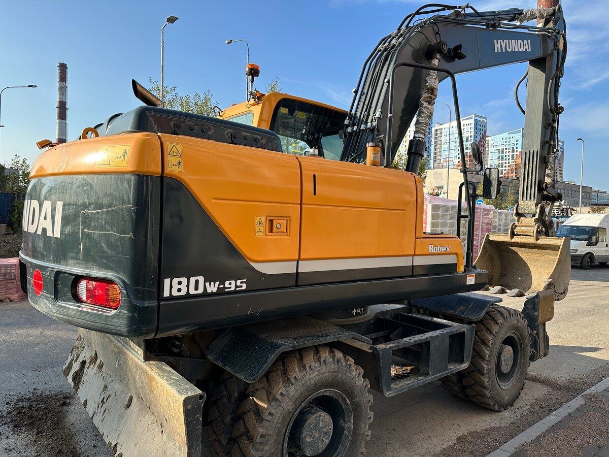 Excavator for sale in Syria, Hyundai 180w model 2020 exported from Jordan to Syria, the best site for selling trucks and heavy equipment in Syria.