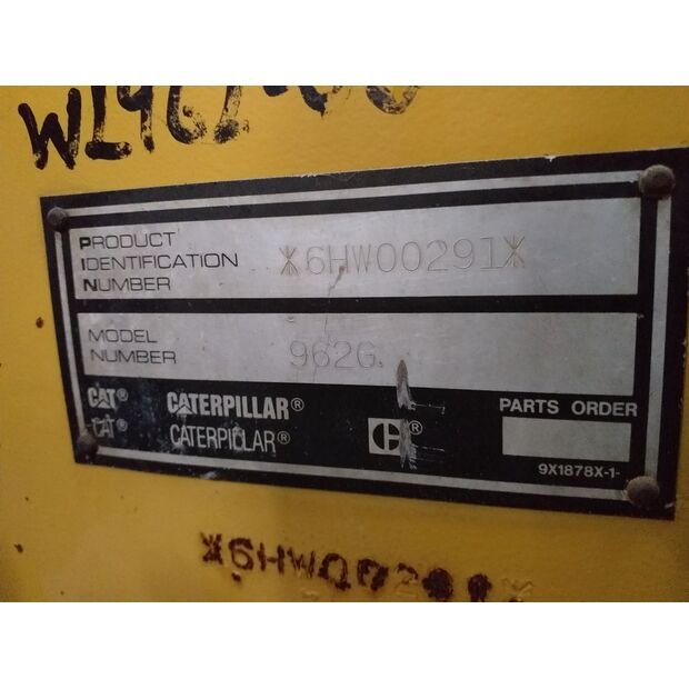 Caterpillar loader for sale, Caterpillar 962G model 1999 imported from Europe, the best website for selling trucks and heavy equipment in Syria