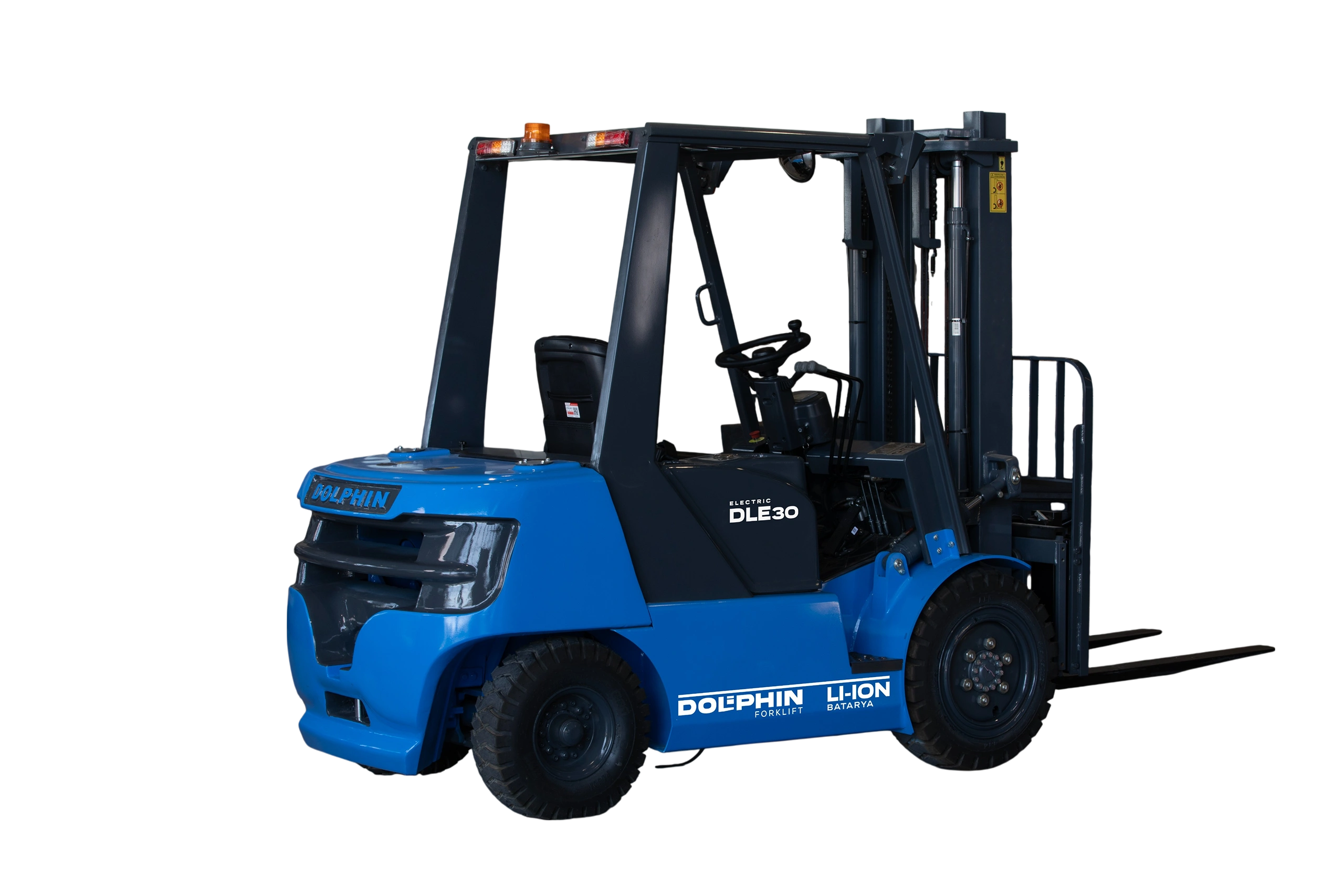 DOLPHIN Forklift Li-ION DLE-30 | 3 Ton Electric Forklift (3.3M Lift) | Import from Turkey