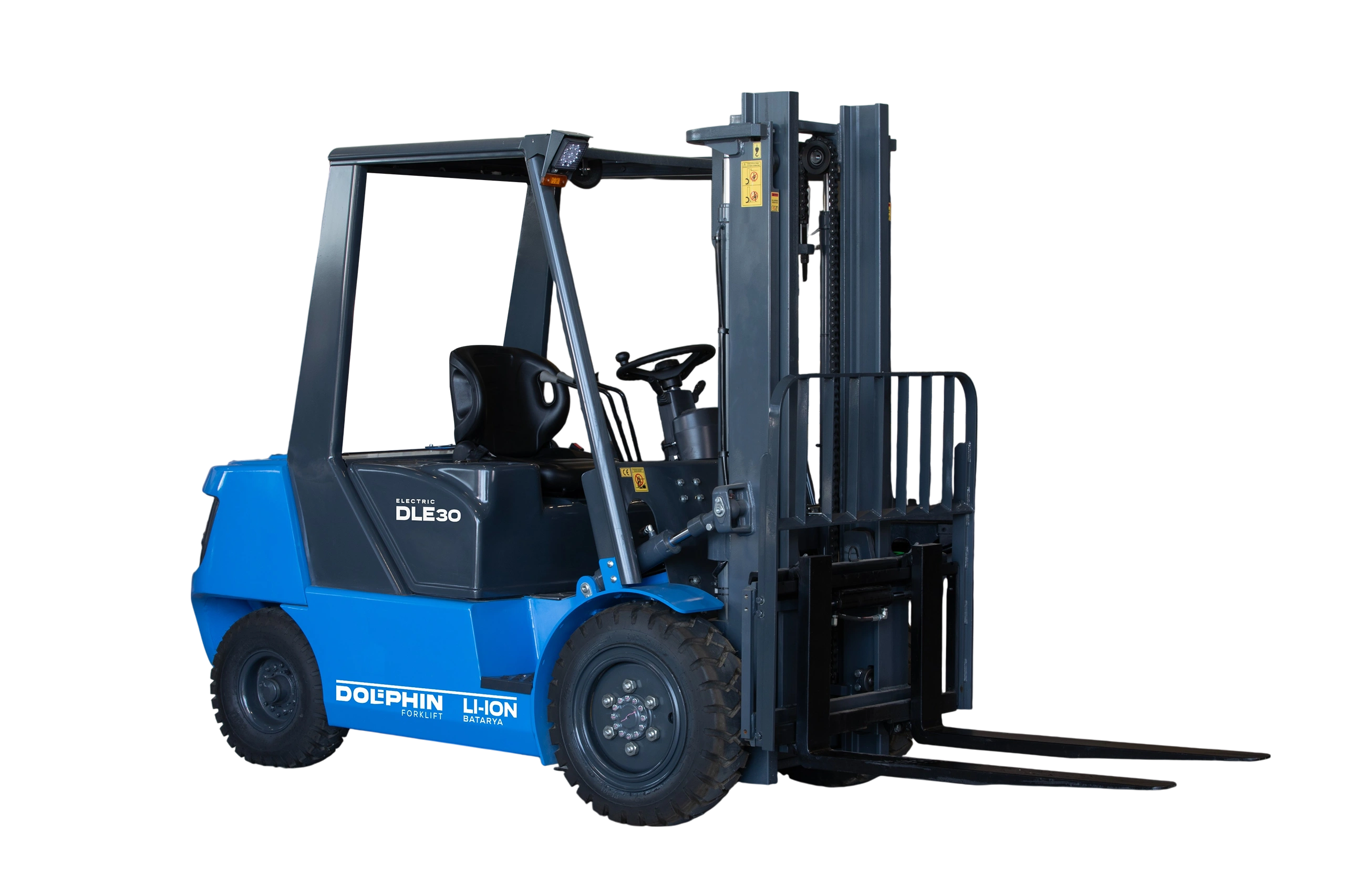 DOLPHIN Forklift Li-ION DLE-30 | 3 Ton Electric Forklift (3.3M Lift) | Import from Turkey