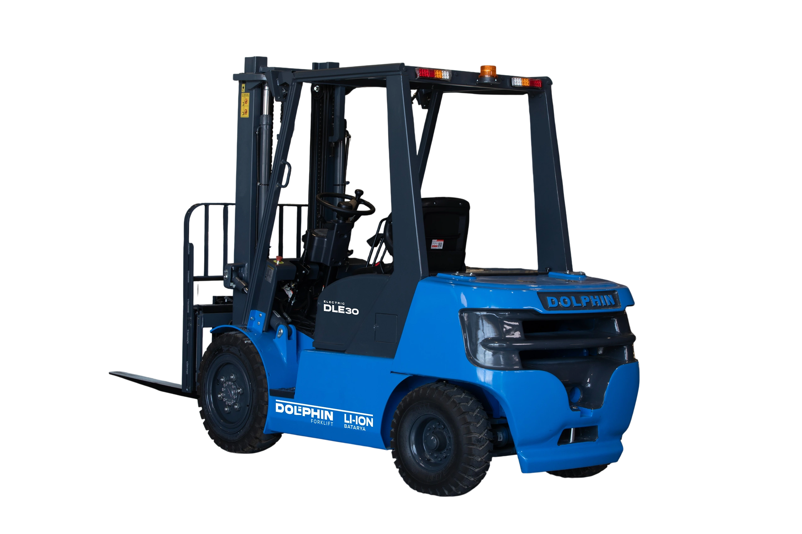 DOLPHIN Forklift Li-ION DLE-30 | 3 Ton Electric Forklift (3.3M Lift) | Import from Turkey