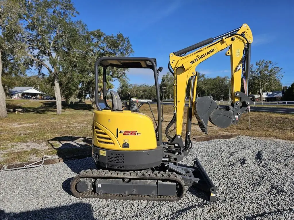 New Holland Excavator for sale in Idlib, New Holland E26C model 2016 located in Idlib, the best site for selling trucks and heavy equipment in Syria