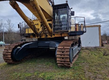 حفار Komatsu للبيع في ادلب, Komatsu PC1100 موديل 2001 تواجد ادلب, أفضل موقع لبيع الشاحنات والمعدات الثقيلة في سوريا