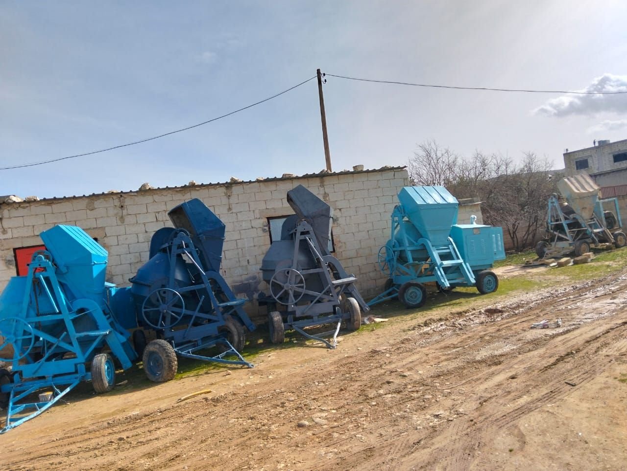 High-Performance Concrete Mixers - Southern Hama Countryside