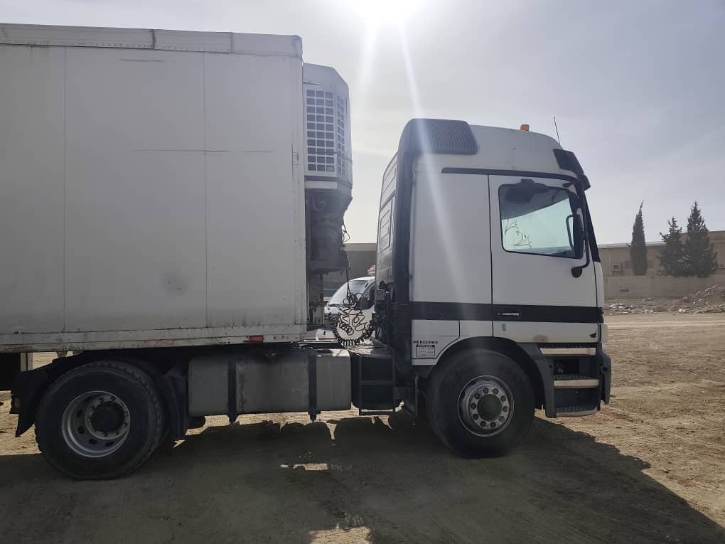 For Sell: Mercedes Actros 1843 Truck with Refrigerated Trailer in Damascus
